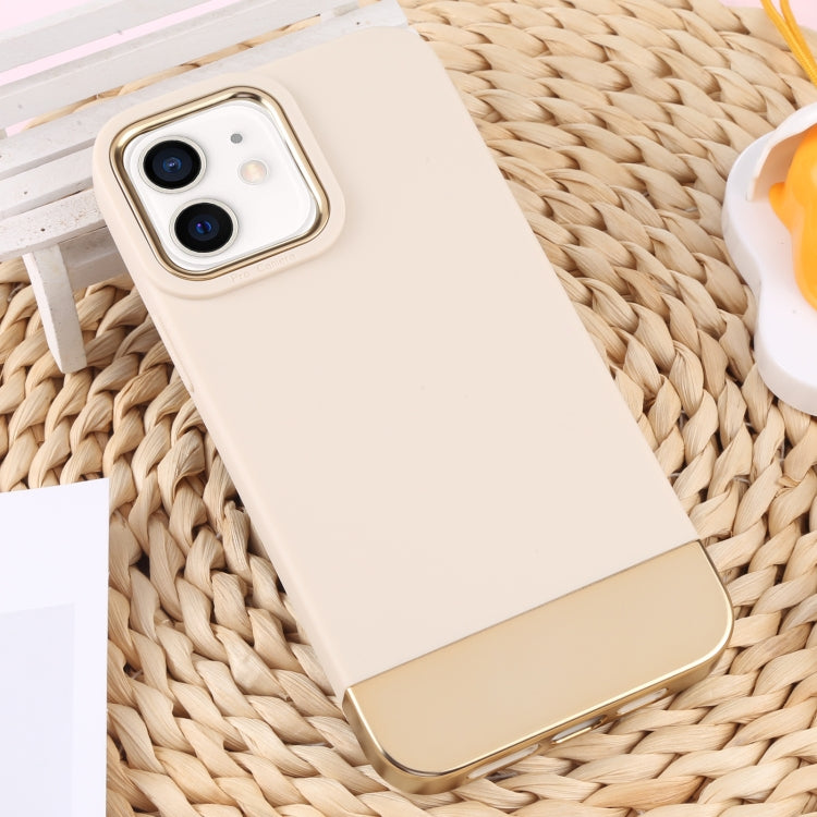 For iPhone 11 TPU + Electroplated PC Phone Case