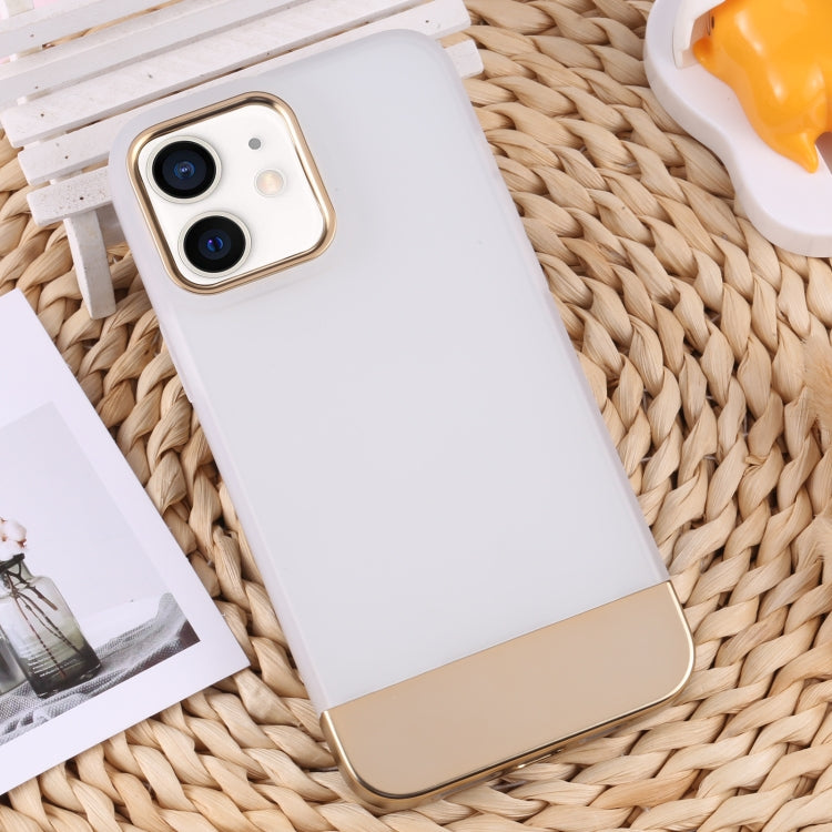 For iPhone 11 TPU + Electroplated PC Phone Case
