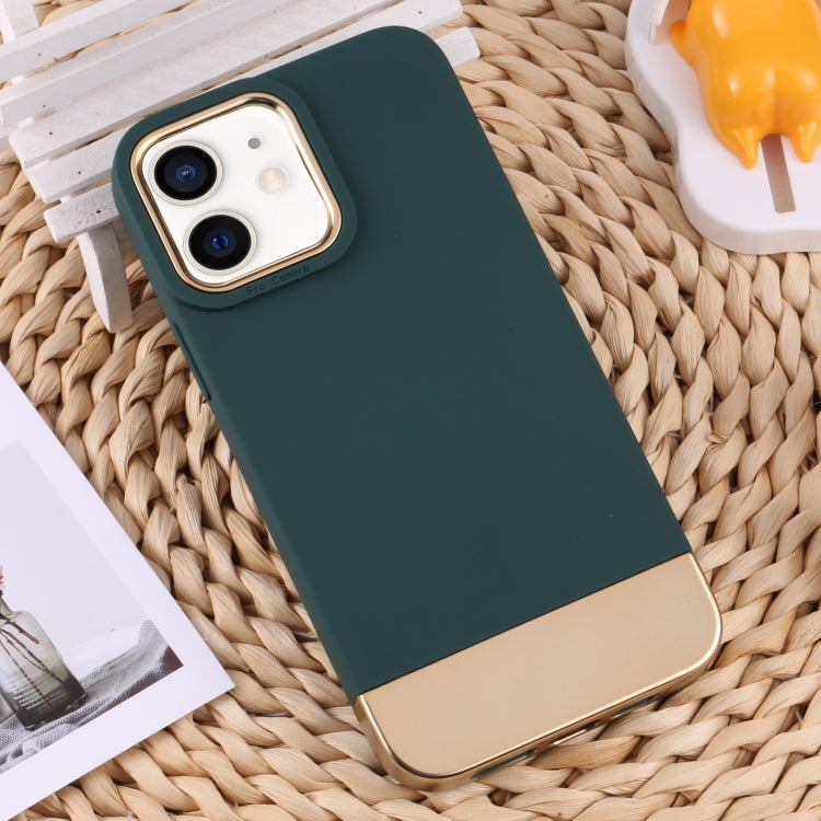 For iPhone 11 TPU + Electroplated PC Phone Case