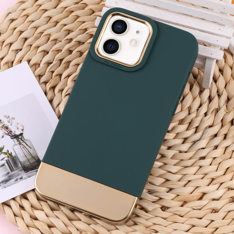 For iPhone 11 TPU + Electroplated PC Phone Case