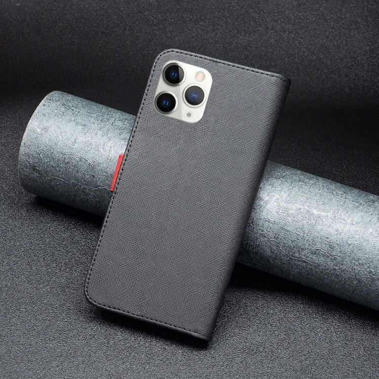 For iPhone 11 Pro BF13 Color Matching Cross Texture Leather Phone Case