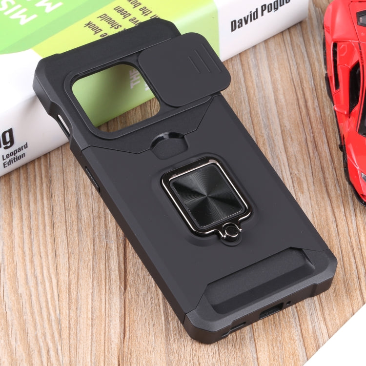 For OnePlus 10 Pro Sliding Camera Cover Design PC + TPU Shockproof Phone Case