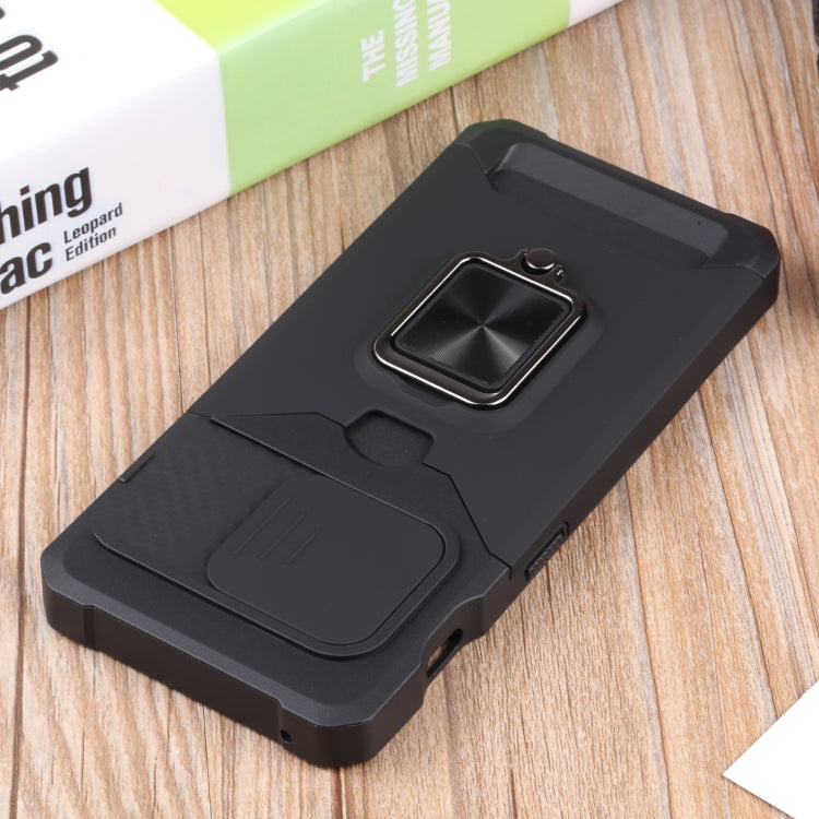 For OnePlus 10 Pro Sliding Camera Cover Design PC + TPU Shockproof Phone Case