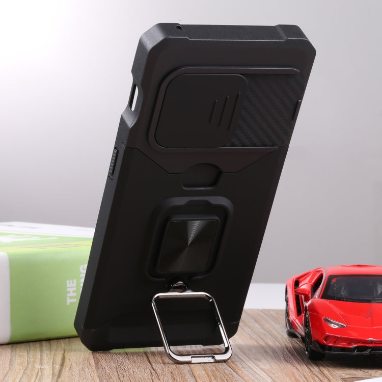 For OnePlus 10 Pro Sliding Camera Cover Design PC + TPU Shockproof Phone Case