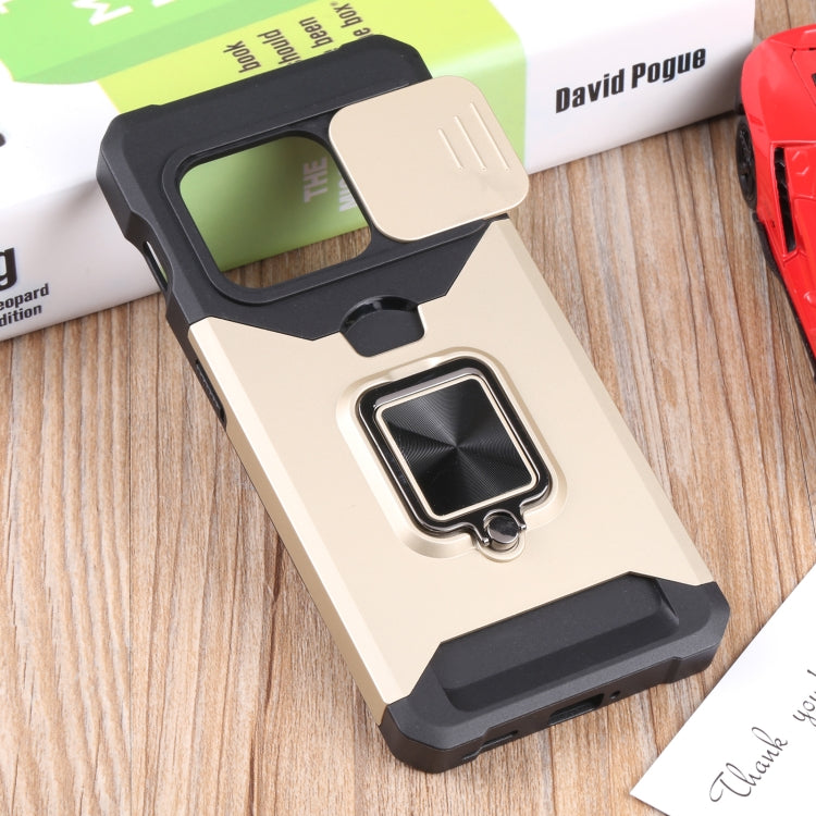 For OnePlus 10 Pro Sliding Camera Cover Design PC + TPU Shockproof Phone Case