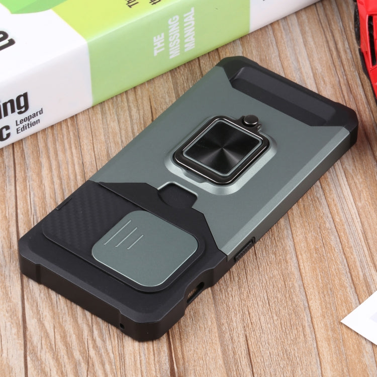 For OnePlus 10 Pro Sliding Camera Cover Design PC + TPU Shockproof Phone Case