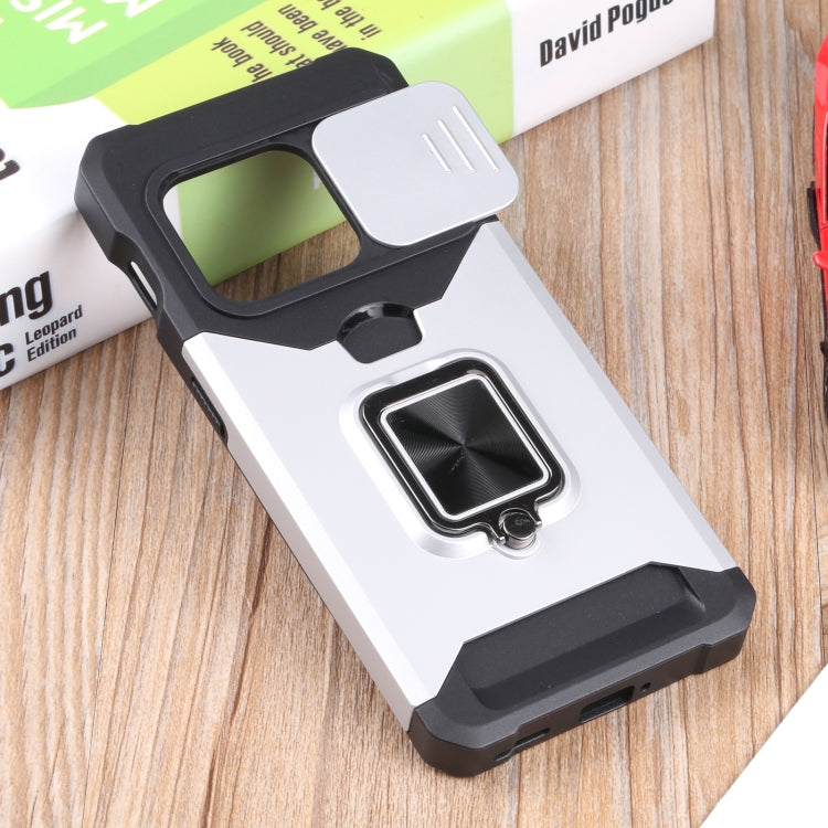 For OnePlus 10 Pro Sliding Camera Cover Design PC + TPU Shockproof Phone Case