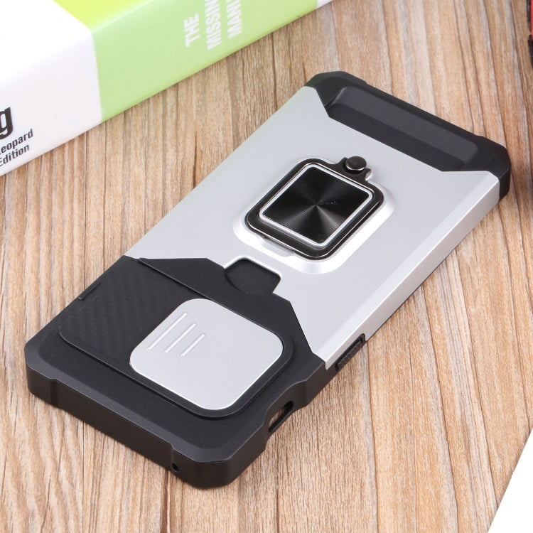 For OnePlus 10 Pro Sliding Camera Cover Design PC + TPU Shockproof Phone Case