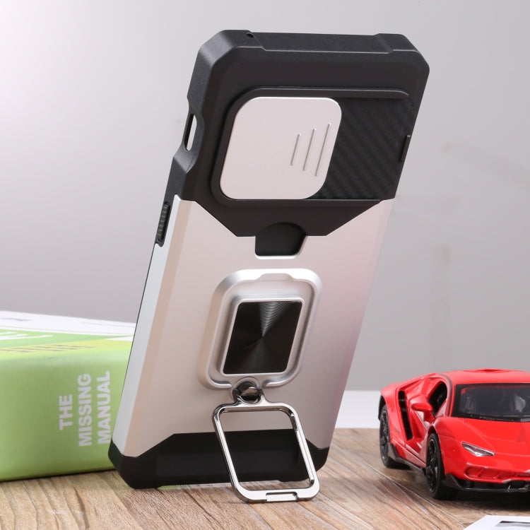 For OnePlus 10 Pro Sliding Camera Cover Design PC + TPU Shockproof Phone Case