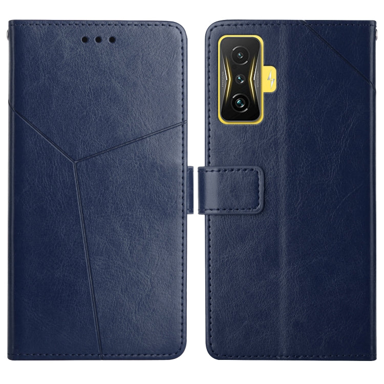 For Xiaomi Poco F4 GT Y Stitching Horizontal Flip Leather Phone Case