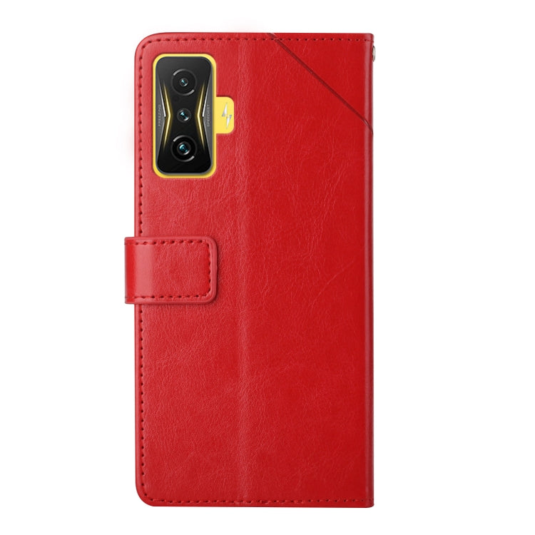 For Xiaomi Poco F4 GT Y Stitching Horizontal Flip Leather Phone Case