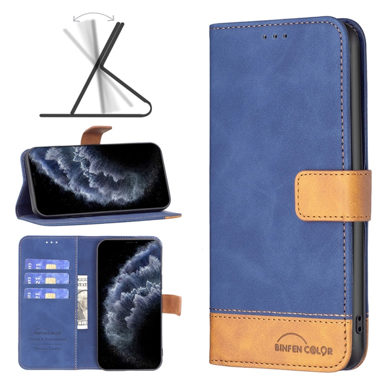 For iPhone 11 Pro BF11 Color Matching Skin Feel Leather Phone Case