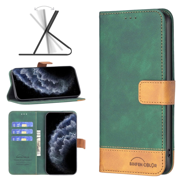 For iPhone 11 Pro BF11 Color Matching Skin Feel Leather Phone Case