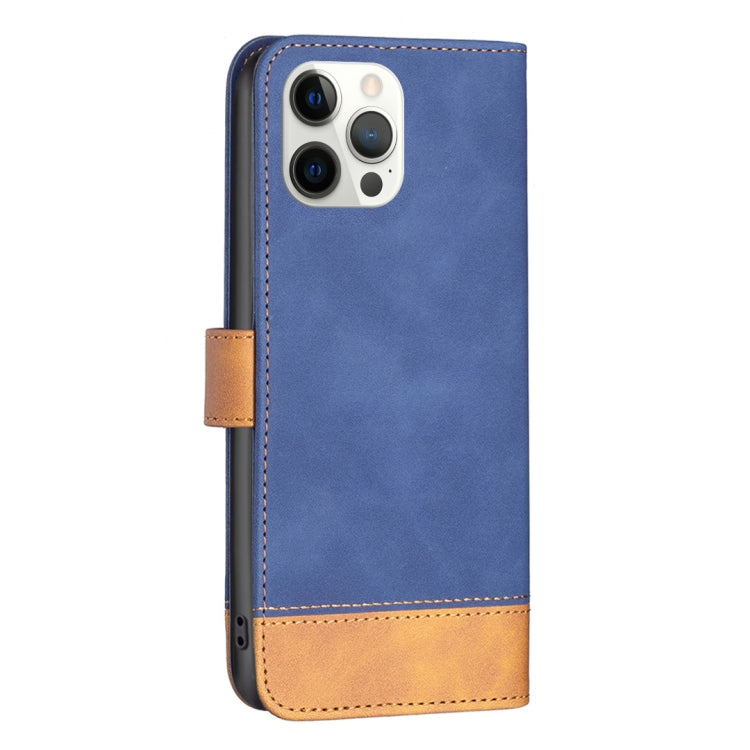 For iPhone 12 Pro Max BF11 Color Matching Skin Feel Leather Phone Case
