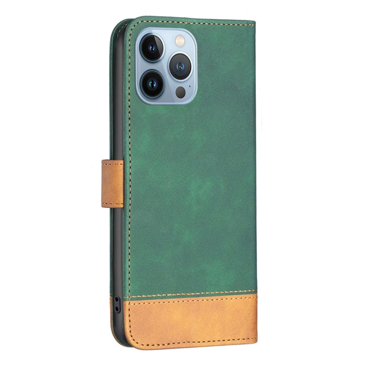 For iPhone 13 Pro BF11 Color Matching Skin Feel Leather Phone Case