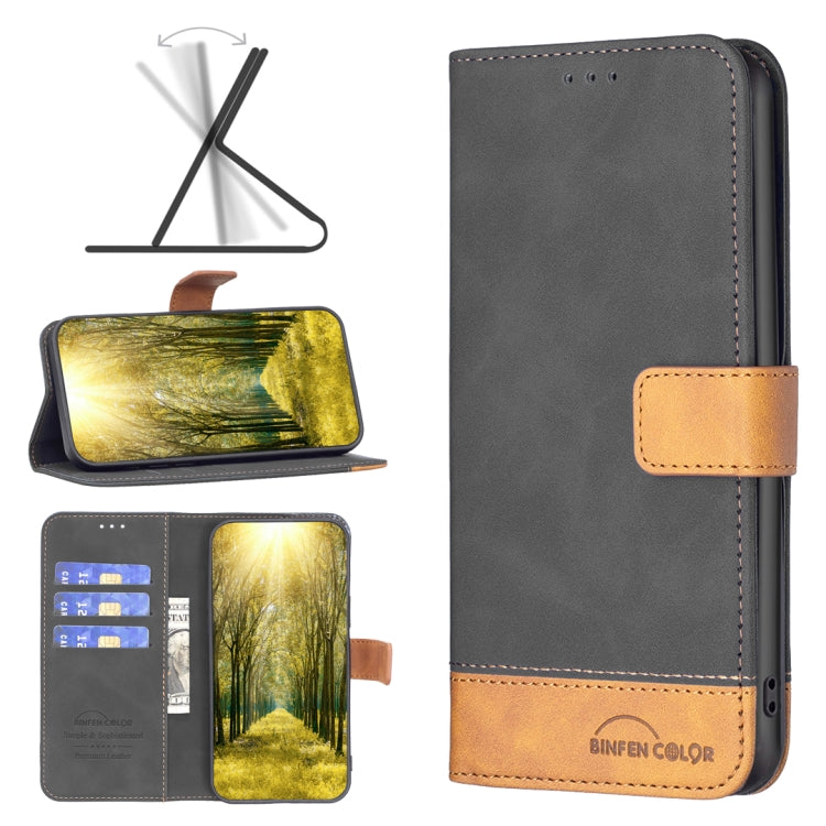 For OPPO Realme 9 Pro+ BF11 Color Matching Skin Feel Leather Phone Case