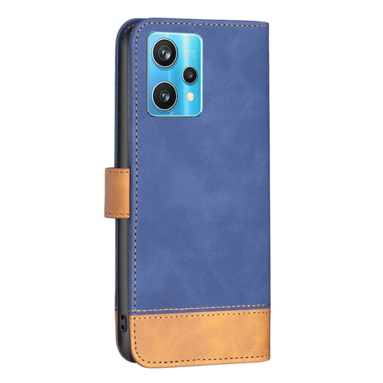For OPPO Realme 9 Pro+ BF11 Color Matching Skin Feel Leather Phone Case