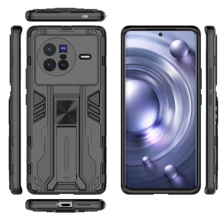 For vivo X80 Supersonic PC + TPU Shock-proof Phone Case