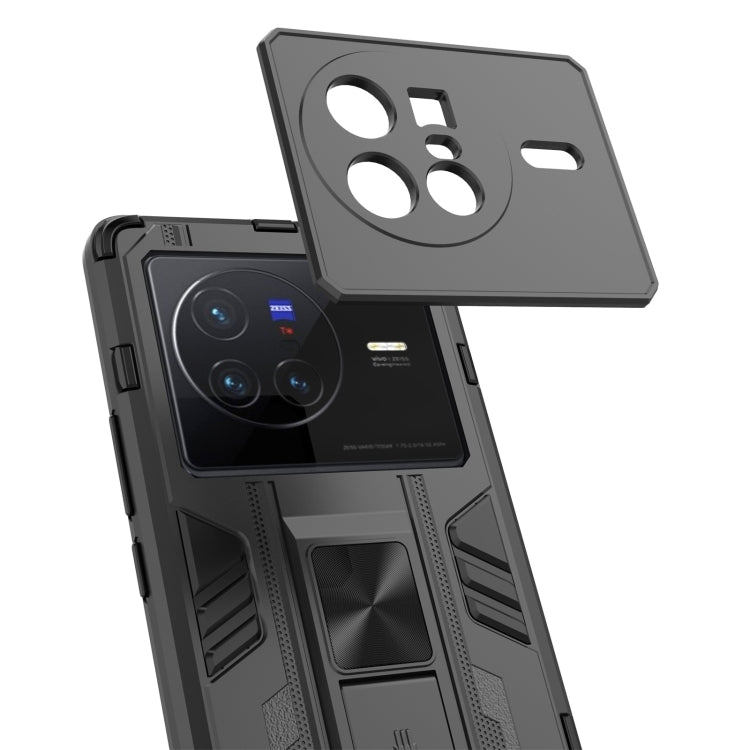 For vivo X80 Supersonic PC + TPU Shock-proof Phone Case