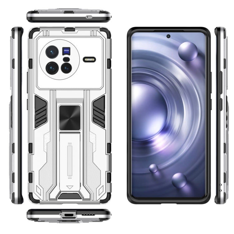 For vivo X80 Supersonic PC + TPU Shock-proof Phone Case