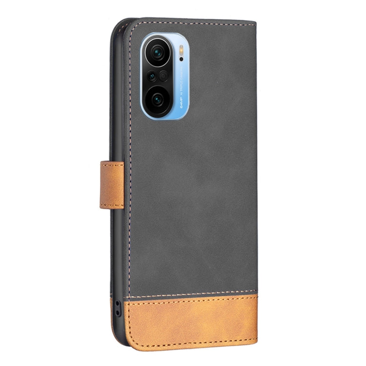 For Xiaomi Mi 11i / Redmi K40 BF11 Color Matching Skin Feel Leather Phone Case