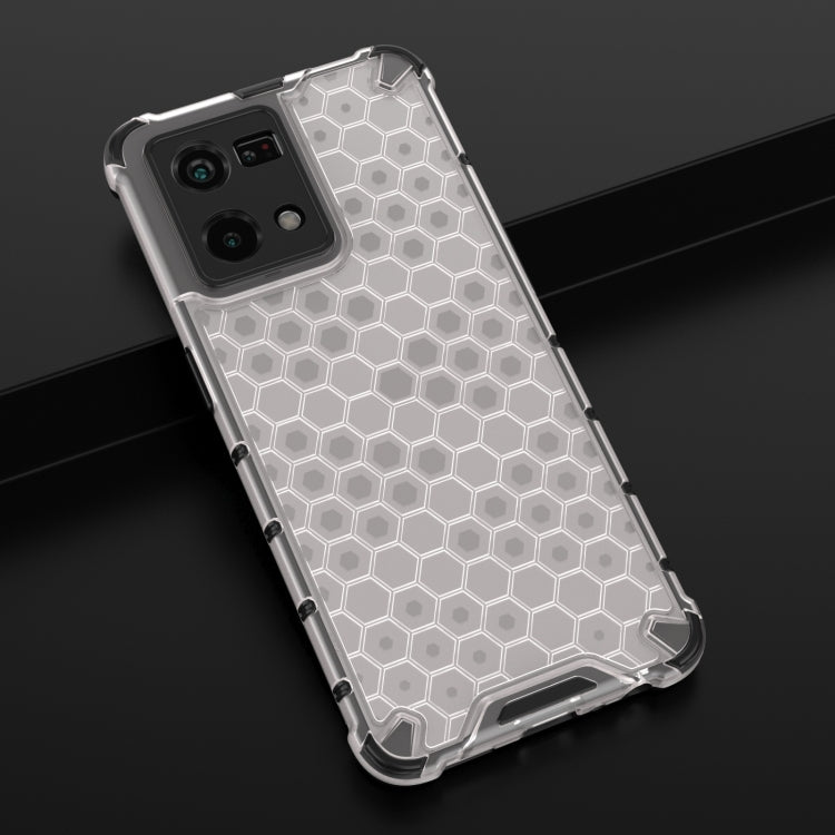 For OPPO Reno7 4G Shockproof Honeycomb PC + TPU Phone Case