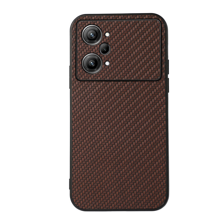 For OPPO K10 Pro 5G Accurate Hole Carbon Fiber Texture PU Phone Case