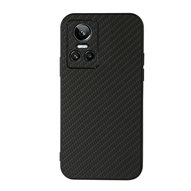 For OPPO Realme GT Neo 3 Accurate Hole Carbon Fiber Texture PU Phone Case