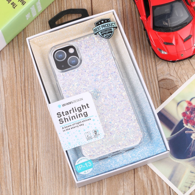 For iPhone 13 DFANS DESIGN Starry Sky Epoxy Phone Case