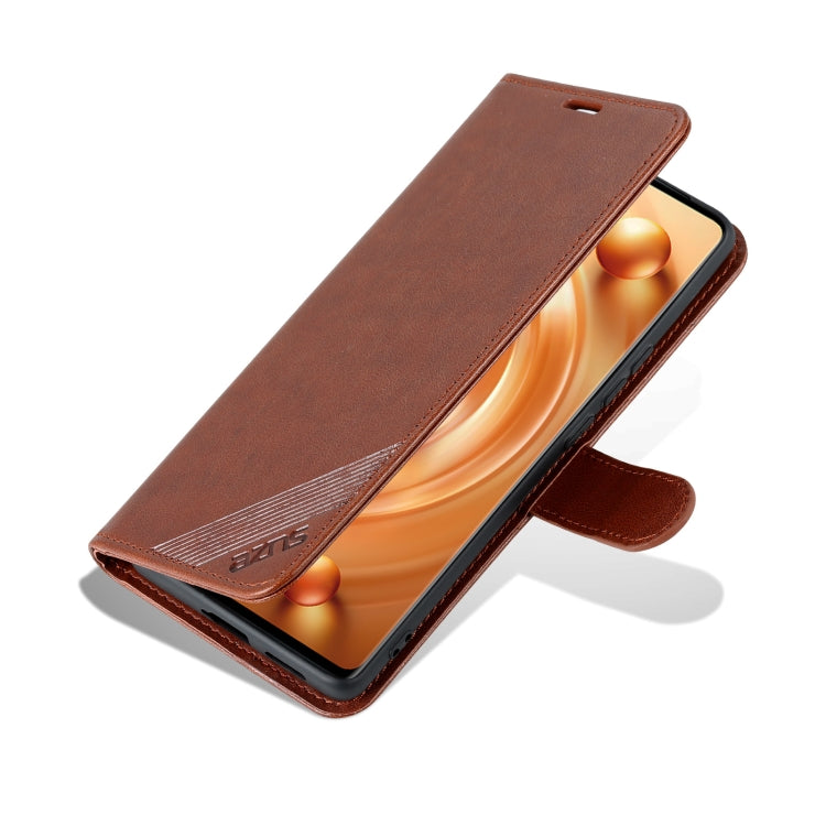 For vivo X80 AZNS Sheepskin Texture Flip Leather Phone Case