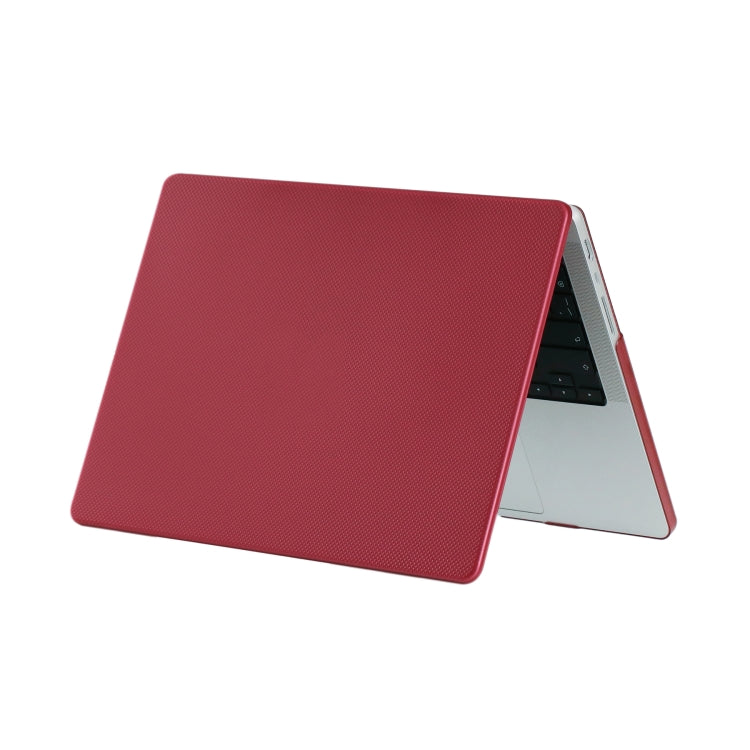 Dot Texture Double Sided Tanned Laptop Case For MacBook Pro 14.2 inch A2442 2021