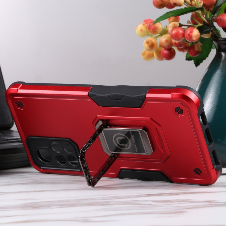 For Xiaomi Redmi Note 11T 5G Ring Holder Non-slip Armor Phone Case