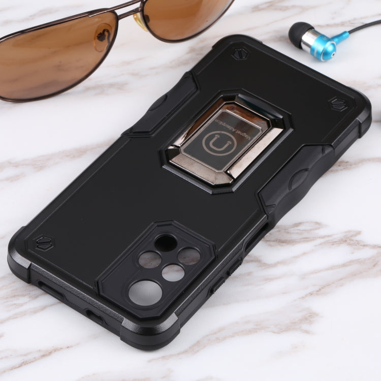 For Xiaomi Redmi Note 11T 5G Ring Holder Non-slip Armor Phone Case