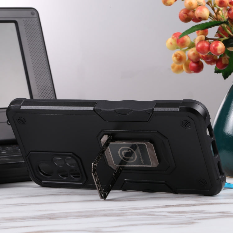 For Xiaomi Redmi Note 11T 5G Ring Holder Non-slip Armor Phone Case