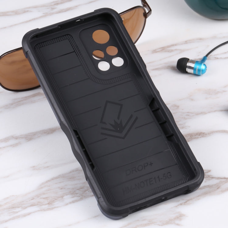 For Xiaomi Redmi Note 11T 5G Ring Holder Non-slip Armor Phone Case