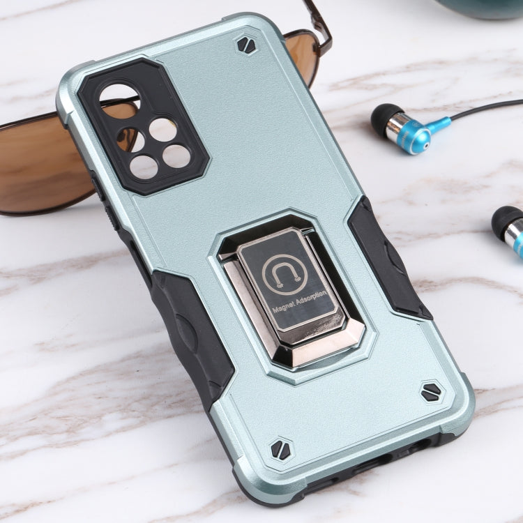 For Xiaomi Redmi Note 11T 5G Ring Holder Non-slip Armor Phone Case