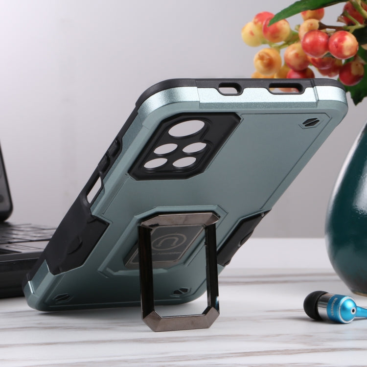 For Xiaomi Redmi Note 11T 5G Ring Holder Non-slip Armor Phone Case