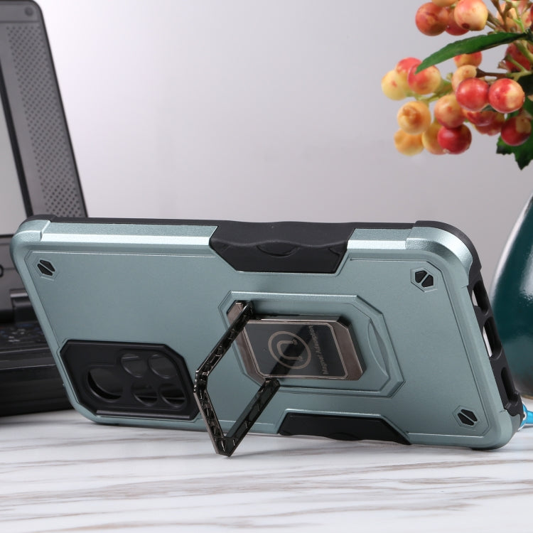 For Xiaomi Redmi Note 11T 5G Ring Holder Non-slip Armor Phone Case