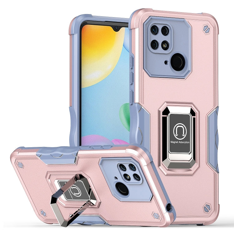 For Xiaomi Redmi 10C Ring Holder Non-slip Armor Phone Case