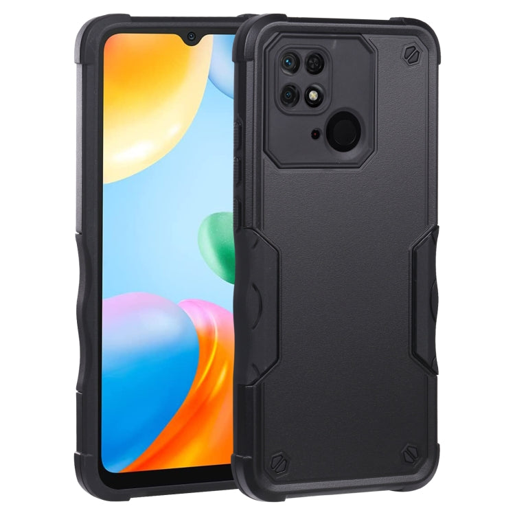 For Xiaomi Redmi 10C Non-slip Armor Phone Case without Ring Holder