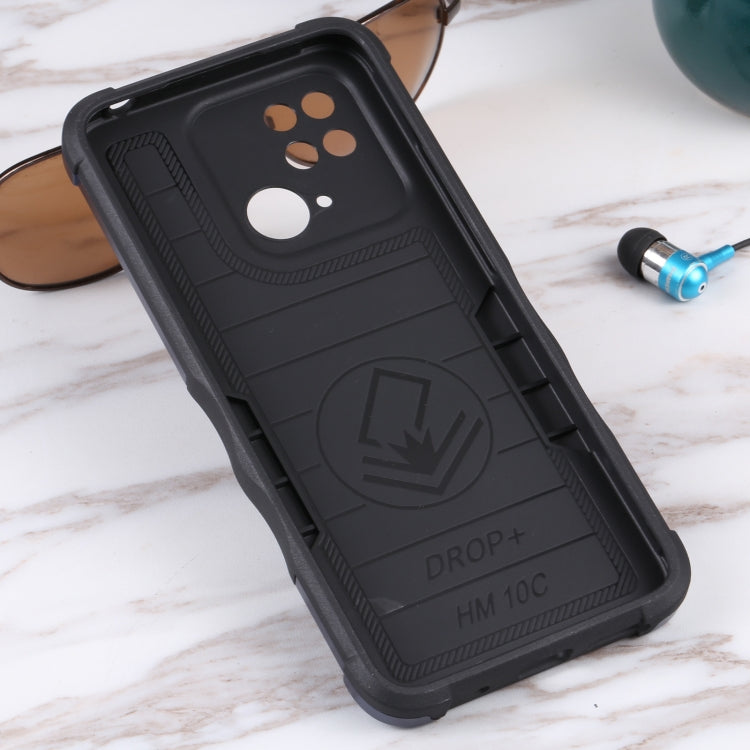For Xiaomi Redmi 10C Non-slip Armor Phone Case without Ring Holder