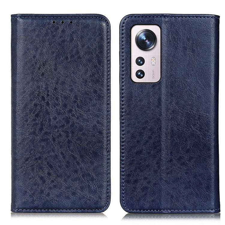 For Xiaomi 12 Lite Magnetic Crazy Horse Texture Horizontal Flip Leather Phone Case