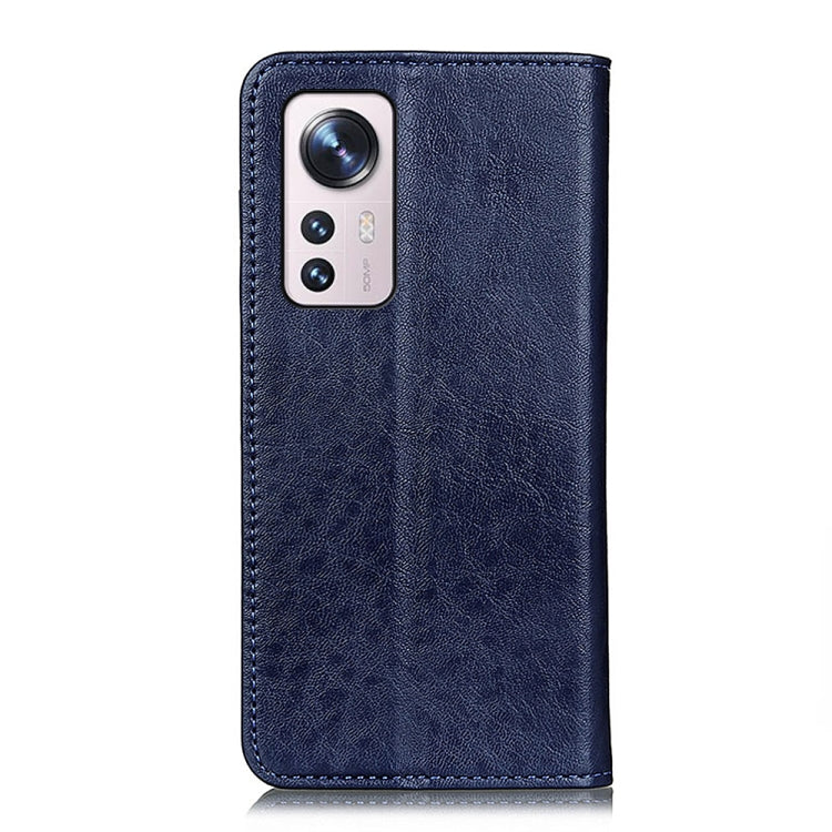For Xiaomi 12 Lite Magnetic Crazy Horse Texture Horizontal Flip Leather Phone Case