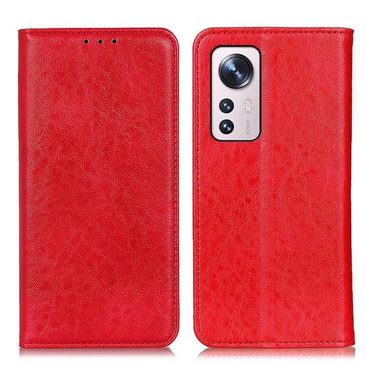 For Xiaomi 12 Lite Magnetic Crazy Horse Texture Horizontal Flip Leather Phone Case