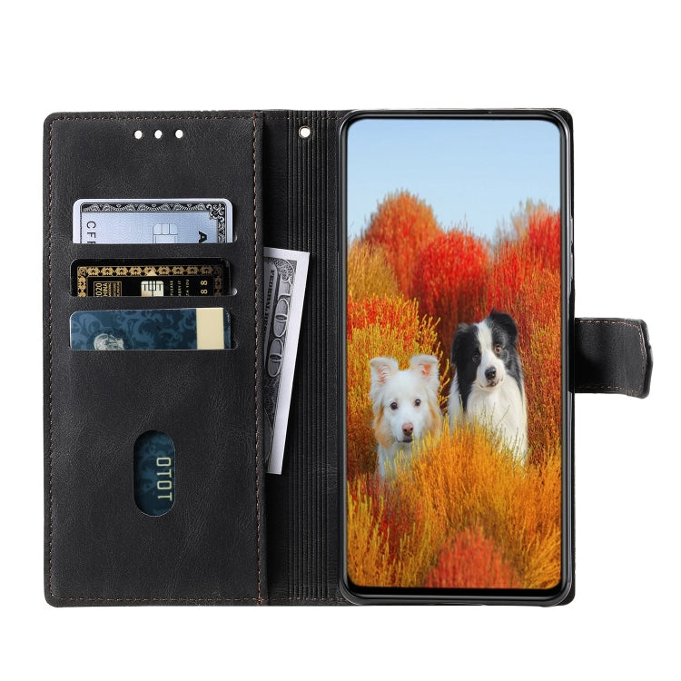 For Xiaomi Redmi K40 Splicing Leather Phone Case