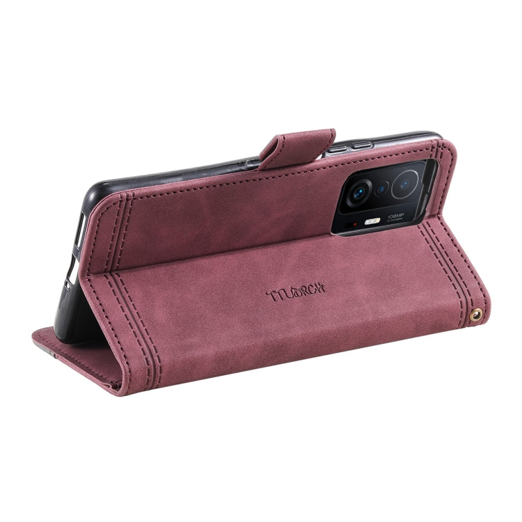 For Xiaomi 11T Splicing Leather Phone Case