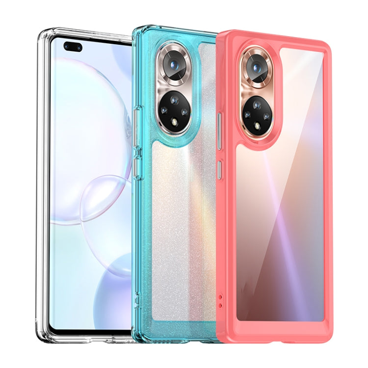 For Honor 50 Colorful Series Acrylic + TPU Phone Case