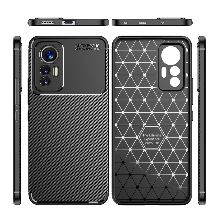 For Xiaomi 12 Lite Carbon Fiber Texture Shockproof TPU Case