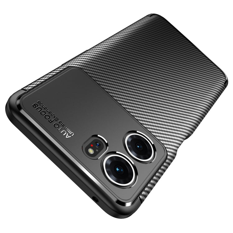 For OPPO K10 Carbon Fiber Texture Shockproof TPU Case