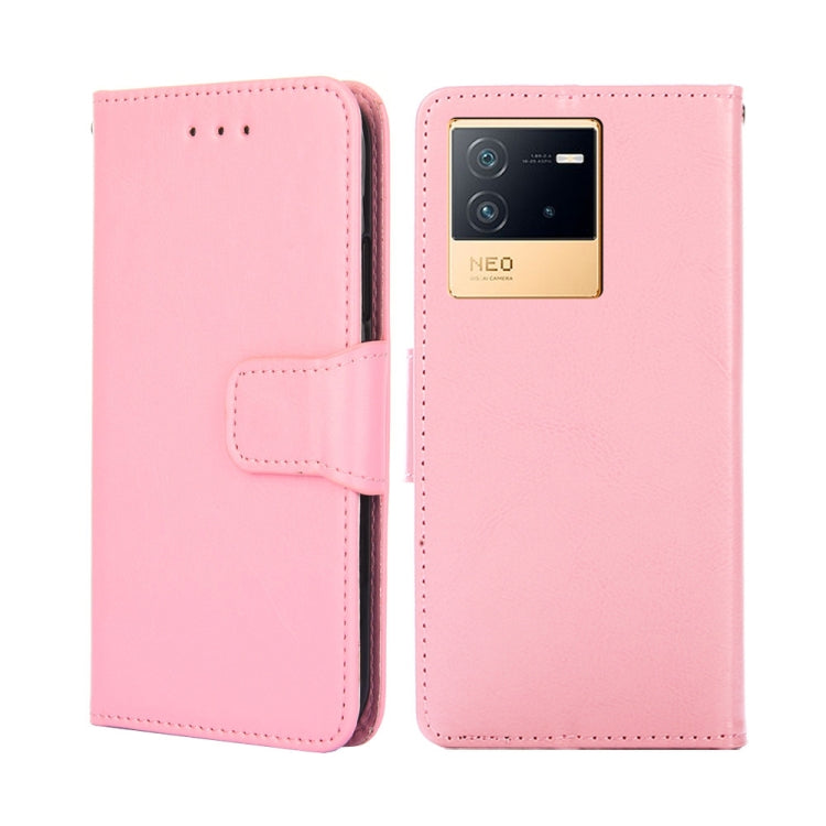 For vivo iQOO Neo6 5G Crystal Texture Leather Phone Case
